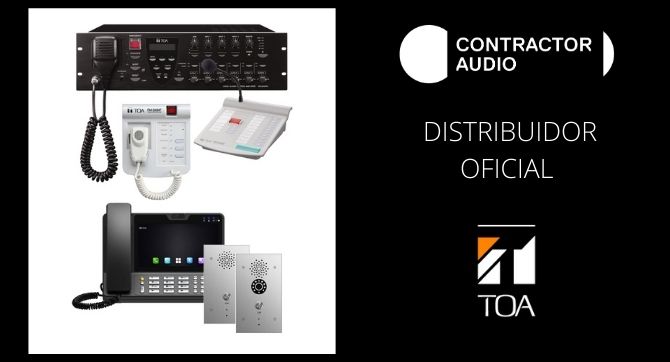 Contractor Audio nuevo Distribuidor oficial TOA